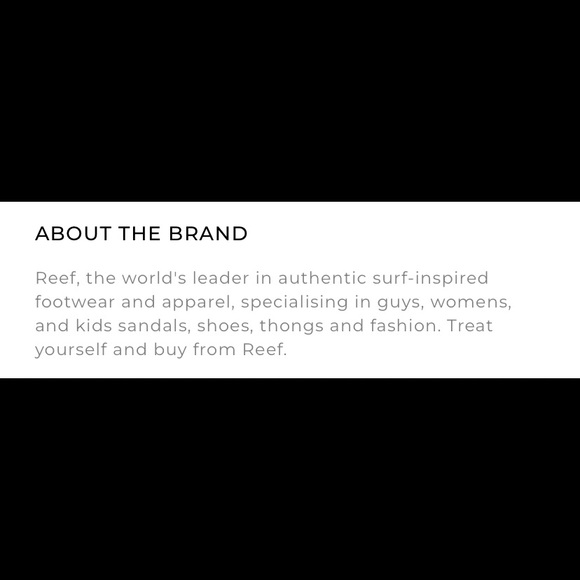 REEF Brown & Black Kid’s Velcro Sandals - Picture 7 of 8